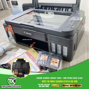 Máy in màu Canon G1010 Hà Nội: Hàng chính hãng 100% - Độ phân giải cao
