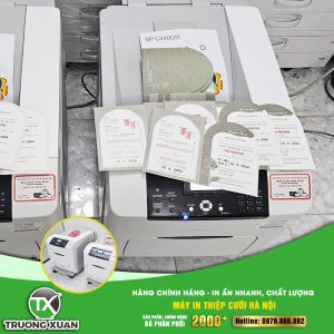 Máy in thiệp cưới Hà Nội: Hàng chính hãng - In ấn nhanh, chất lượng